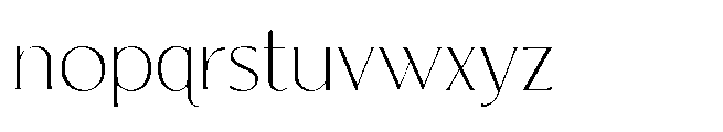 Tremella Extra Light Font LOWERCASE