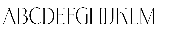 Tremella Light Font UPPERCASE