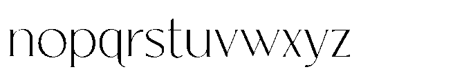 Tremella Light Font LOWERCASE