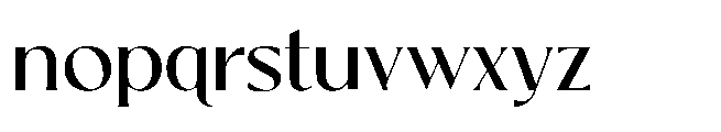 Tremella Medium Font LOWERCASE