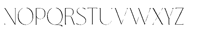 Tremella Thin Display Font UPPERCASE