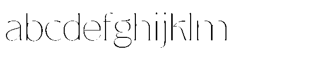 Tremella Thin Display FONT
