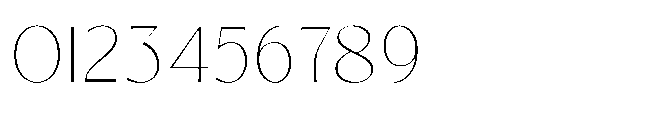 Tremella Thin Font OTHER CHARS