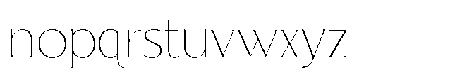 Tremella Variable Regular Font LOWERCASE
