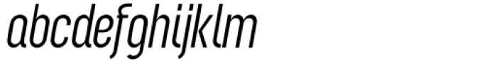 Tremendo Slim Regular Italic Font LOWERCASE