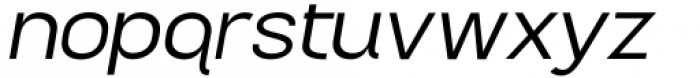 Tremendo Square Regular Italic Font LOWERCASE