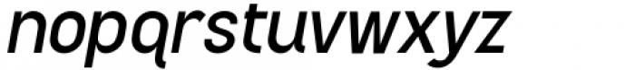 Tremendo Svelte Medium Italic Font LOWERCASE