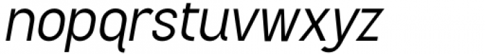 Tremendo Svelte Regular Italic Font LOWERCASE