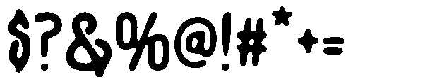 Tremos Blur Font OTHER CHARS