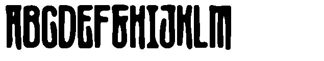 Tremos Blur Font UPPERCASE