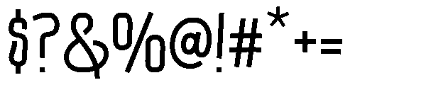 Tremos Light Font OTHER CHARS