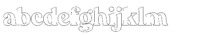 Trendy Luxe Outline FONT