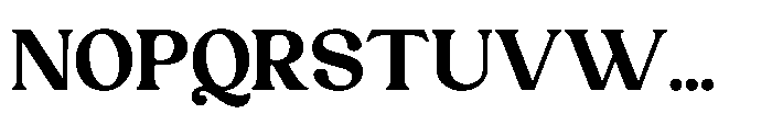Trendy Luxe Regular Font UPPERCASE