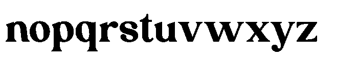 Trendy Luxe Regular Font LOWERCASE