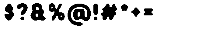 Trescho Blur Regular Font OTHER CHARS