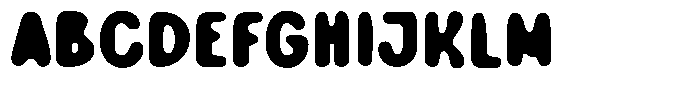 Trescho Blur Regular Font UPPERCASE