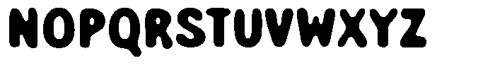 Trescho Blur Regular Font UPPERCASE
