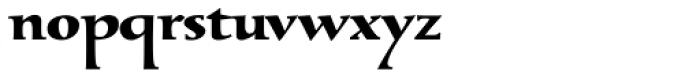 Tresillian Roman Bold Font LOWERCASE