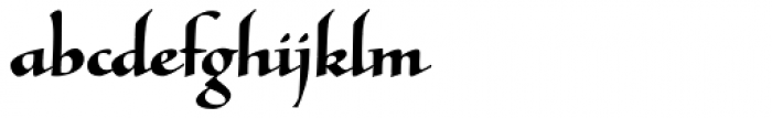 Tresillian Script Bold Font LOWERCASE