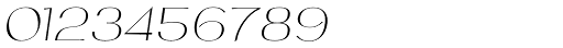 Tresor Italic 100 Font OTHER CHARS