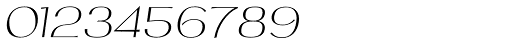 Tresor Italic 200 Font OTHER CHARS
