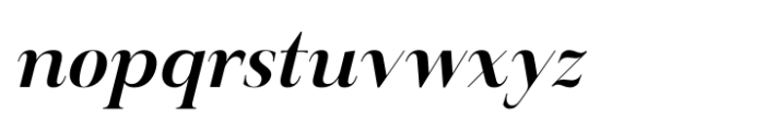 Trevino Italic Font LOWERCASE