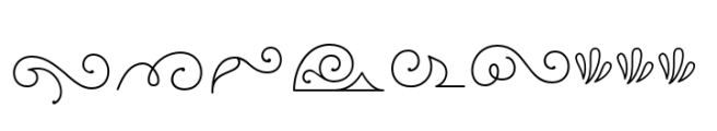 Trevoire Joaquin Ornament Font OTHER CHARS