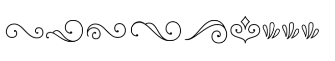 Trevoire Joaquin Ornament Font UPPERCASE