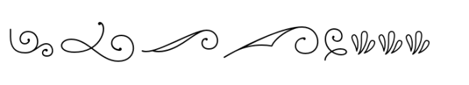 Trevoire Joaquin Ornament Font LOWERCASE