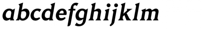 Triangle Medium Italic Font LOWERCASE