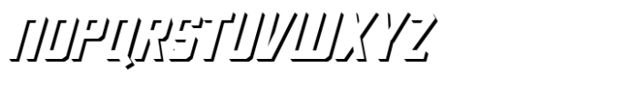 Triat Shadow Font UPPERCASE