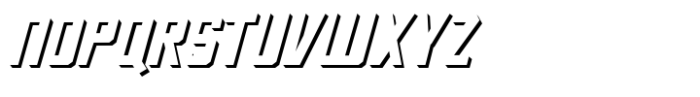 Triat Shadow Font LOWERCASE