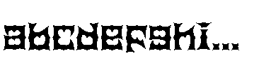 Tribal Combat FONT