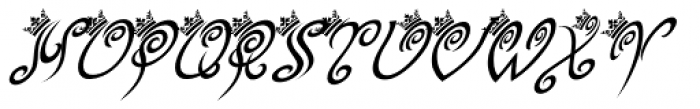 Tribal King Italic Alt Font UPPERCASE