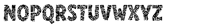 Tribalelazo Font LOWERCASE