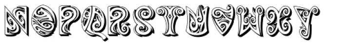 Tribaltypo Inverse Font UPPERCASE