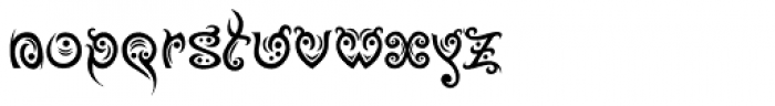 Tribaltypo Font LOWERCASE
