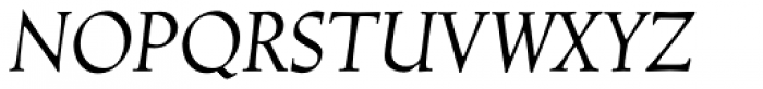 Tribunus SG Italic Font UPPERCASE
