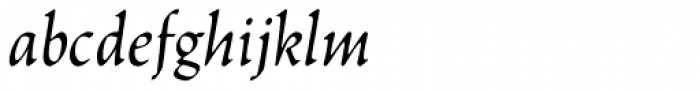 Tribunus SG Italic Font LOWERCASE
