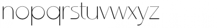 Tric Thin Font LOWERCASE