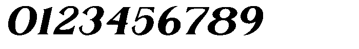 Trickstar Black Italic Font OTHER CHARS