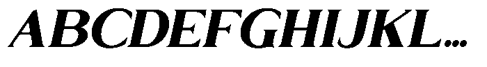 Trickstar Black Italic Font UPPERCASE