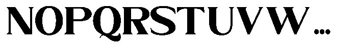 Trickstar Black Font UPPERCASE