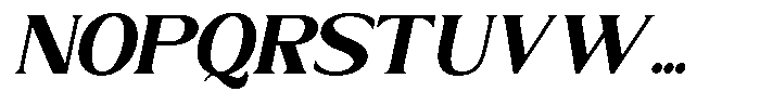 Trickstar Extra Bold Italic Font UPPERCASE
