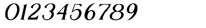 Trickstar Italic Font OTHER CHARS