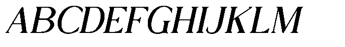 Trickstar Italic Font UPPERCASE