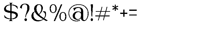 Trickstar Light Font OTHER CHARS