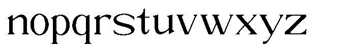 Trickstar Light Font LOWERCASE
