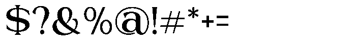 Trickstar Medium Font OTHER CHARS