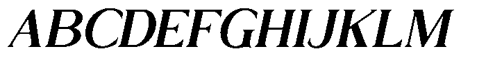 Trickstar Semi Bold Italic Font UPPERCASE